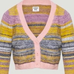 NWOT Colourful Sunday Best Reese Cardigan